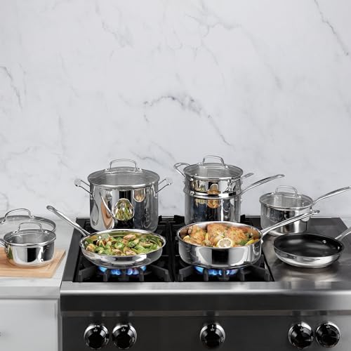 Chef's Classic Stainless Cookware 13 (13 Piece Set)