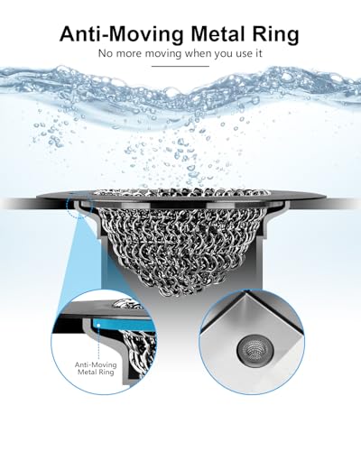 Upgraded Sink Drain Strainer (Black / 1-Pack)
