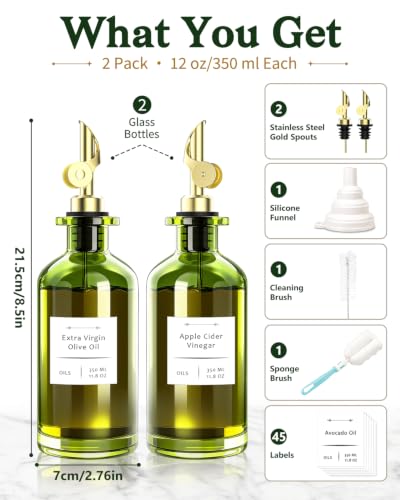 Olive Oil Dispenser Set of 2 (2 Count)