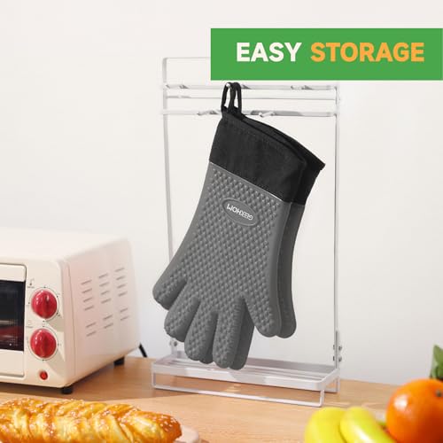 BBQ Gloves Heat Resistant Oven Mitts (2 Count)