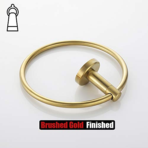 Towel Ring Brass Gold (Gold)