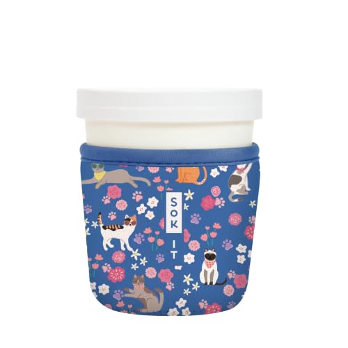 IceCreamSok Insulated Neoprene Cover (Purr-fection / Fits Tapered Pints)
