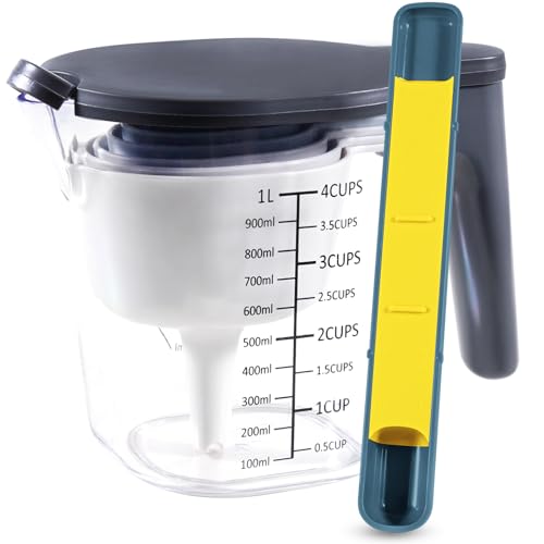 11 Pc Stackable Measuring Cups & Spoons Set with Lids