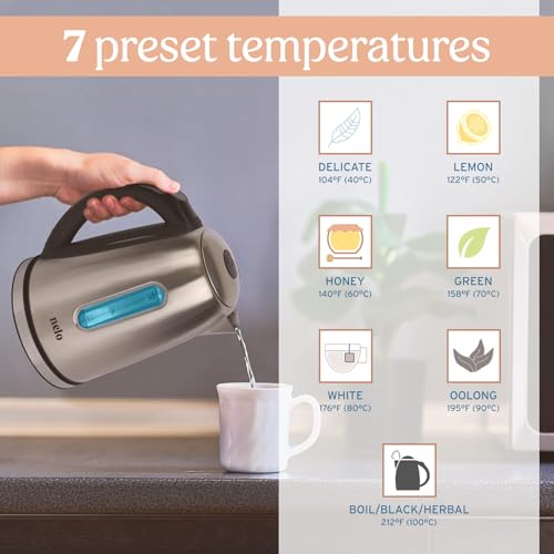 Electric Kettle with 7 Temperature Control Presets