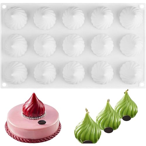 Cone Whirlwind Onion Silicone Mousse Cake Mold