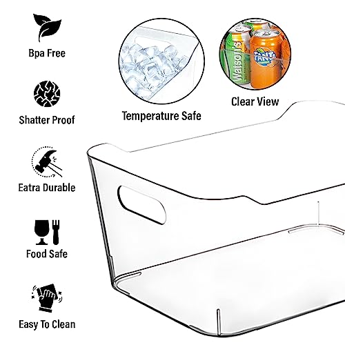 Small Clear Plastic Storage Bins (Small)