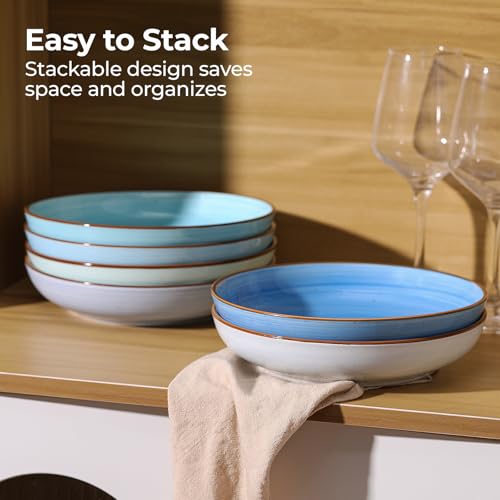 8.5'' Pasta Bowls Set of 6 (6 Count)