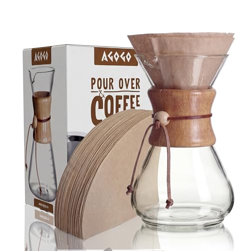 Pour Over Coffee Maker Set (Slim Shape / 28 Ounces)