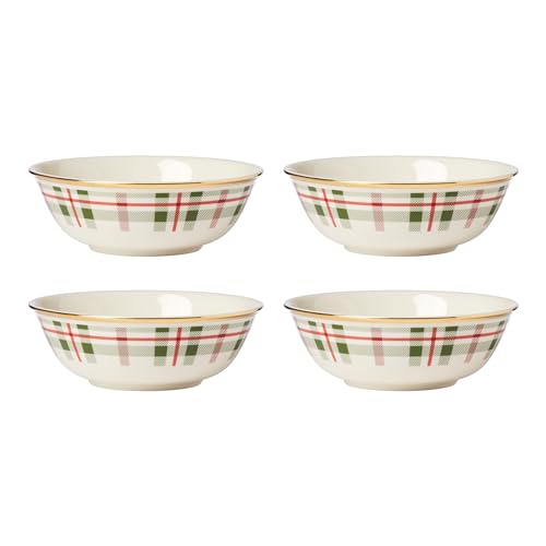 894965 Holiday Plaid All (All-Purpose Bowls, Set of 4)