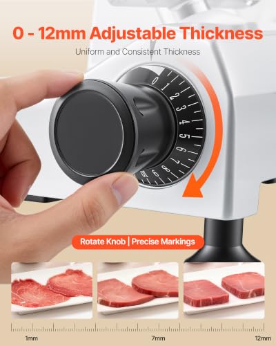 Commercial Meat Slicer (10 inch / Silver)