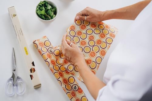 SuperBee Beeswax Wrap Roll XL Reusable Food Wrap Bees Paper