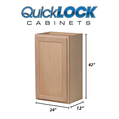 Quicklock RTA (12"D x 24"W x 42"H Standard / Raw Maple)