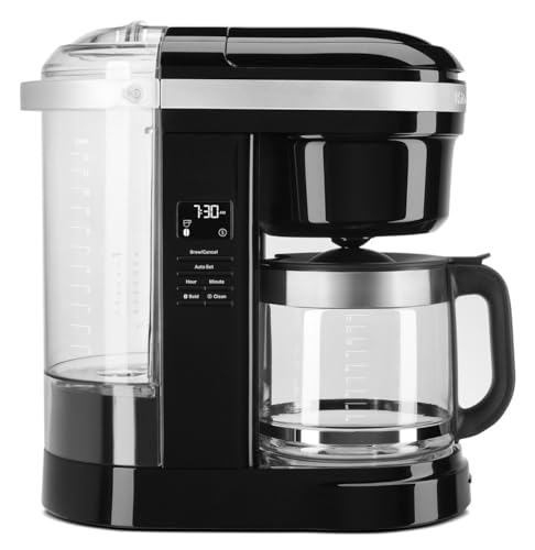 12 Cup Drip Coffee Maker with Spiral Showerhead (Onyx Black / 12 Cup Drip Coffee Maker with Progammable Warming Plate)