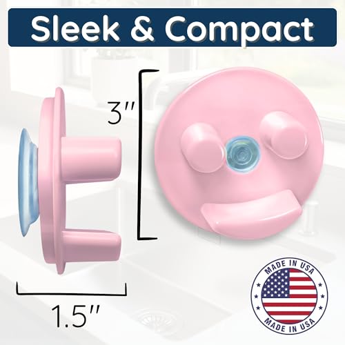 BeraTek Scrub Daddy Caddy Organizer for Sink (Pink 1 Pack)