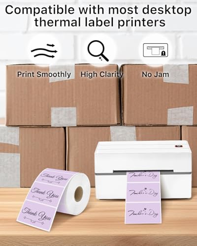 3" x 2" Thermal Labels (3"x2" / Purple)