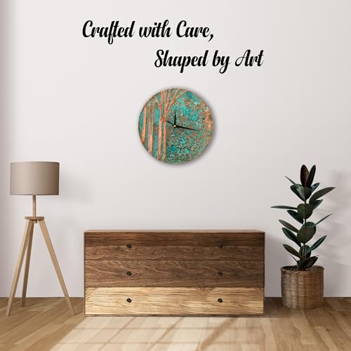 Handmade Copper Wall Clock Artisan Touch in Every Piece (Tree of Time / 20)