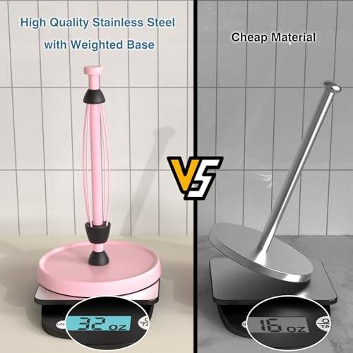 Pink Paper Towel Holder Countertop
