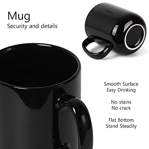 20 OZ Large Coffee Mug (Black)