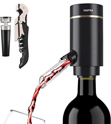 Electric Wine Aerator & Dispenser (Pro Steel / Enamel Midnight)