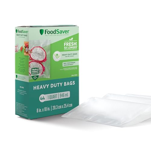 Heavy Duty Quart Vacuum Seal Bags (44 Heavy Duty Quart Bags)