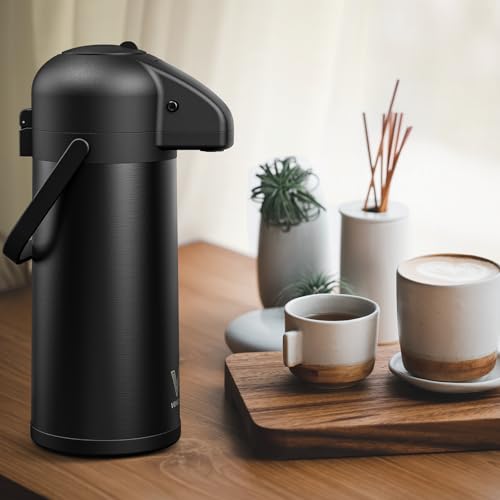 Coffee Carafe for Keeping Hot (102 Ounces / Black-1 Pack)