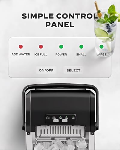 Countertop Ice Maker (Ebony / 26lbs)