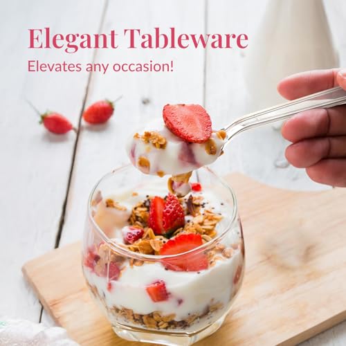 500 Count Clear Plastic Spoons (500ct / Clear)