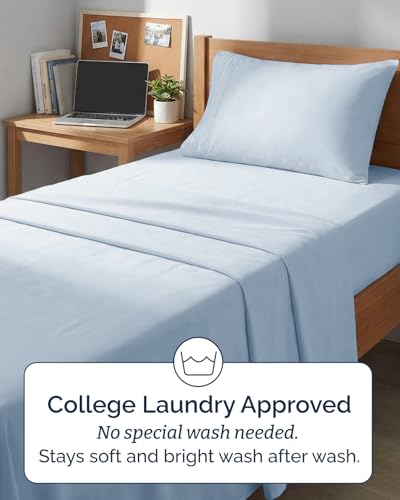Twin XL 3 Piece Sheet Set (24 - Sky Blue / Twin XL)