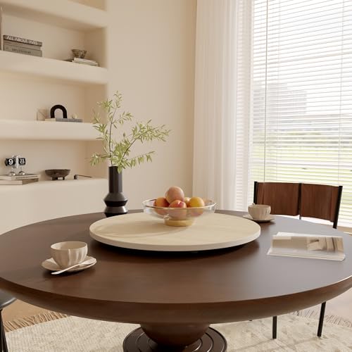 19.69" Sintered Stone Lazy Susan for Table Top (Yellow Cave Stones / 50CM)