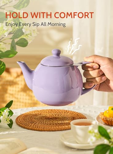 Teapots for Tea (Purple / 27oz (with infuser))