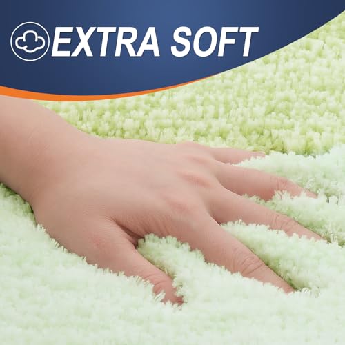 Bathroom Rugs Mat 30x20 (30" X 20" / Light Green)