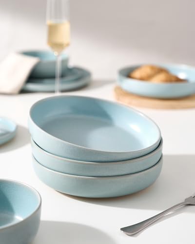 Milkyway 33 oz Pasta Bowls Set of 8 (Light Blue / Set of 8)