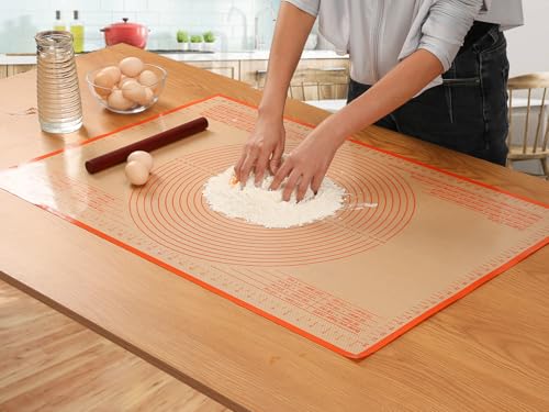 Silicone Pastry Mat 34x26 Inch Nonstick Baking Mat