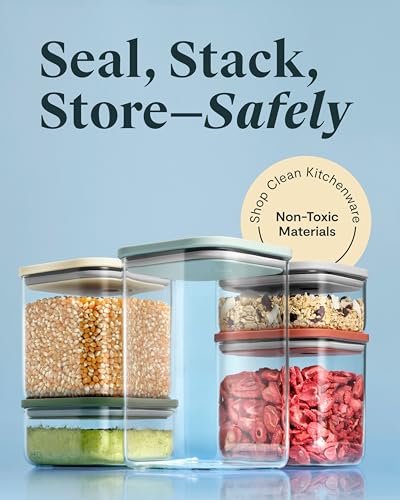 13 Piece Glass Airtight Food Storage Containers with Lids (Gray / 13-Piece Set)