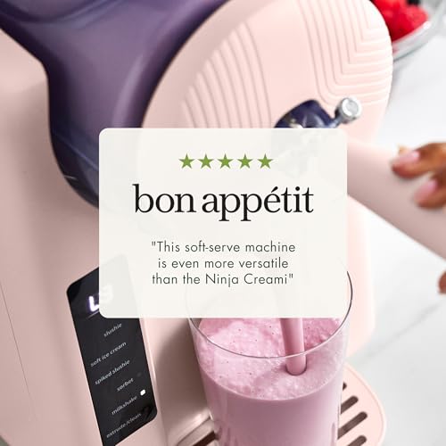 Frost Ice Cream Maker & Slushie Machine (4 Pint Ice Cream & Frozen Drink Maker / Strawberry Pink)