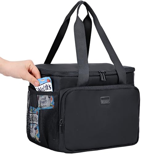 Cooler Lunch Bag (Single Layer-12.5L / Black)