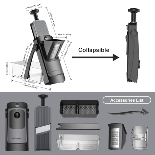 Safe Mandoline Slicer Plus (U4 Black)