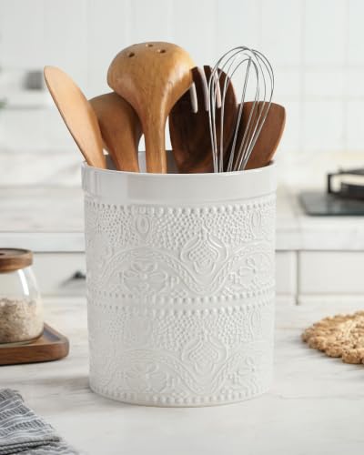 Kitchen Utensil Holder (Bright White)