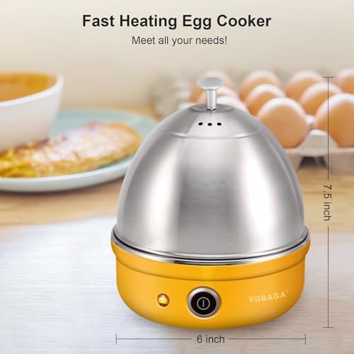 Electric Egg Cooker (Yellow)