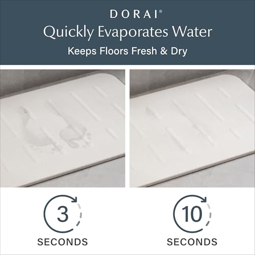 Home Stone Bath Mat Set (Rain Sandstone / 2 Pack)