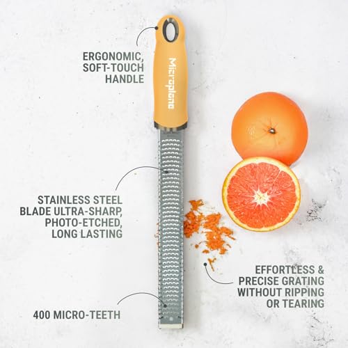Premium Classic Zester Grater in Lemon Cream color (Lemon Cream)