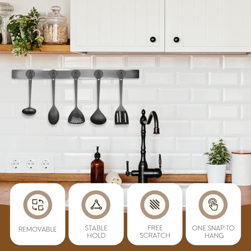 Magnetic Hooks (Gunmetal / 1.26 inches)