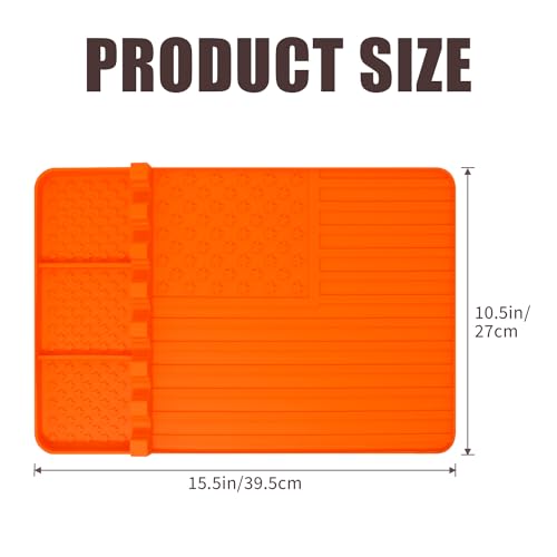 2 PCS Silicone Griddle Tools Mat for Blackstone (black 2pcs)