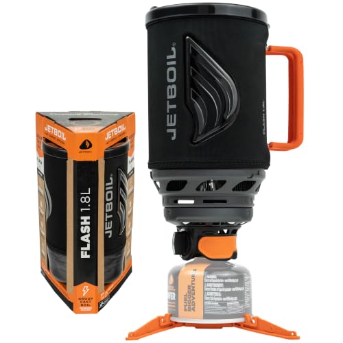 Flash 1.8L Fast Boil Stove for Camping and Backpacking (Carbon / 1.8 Liter)