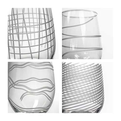 Symmetry Stemless Wine Glass (4 Count)