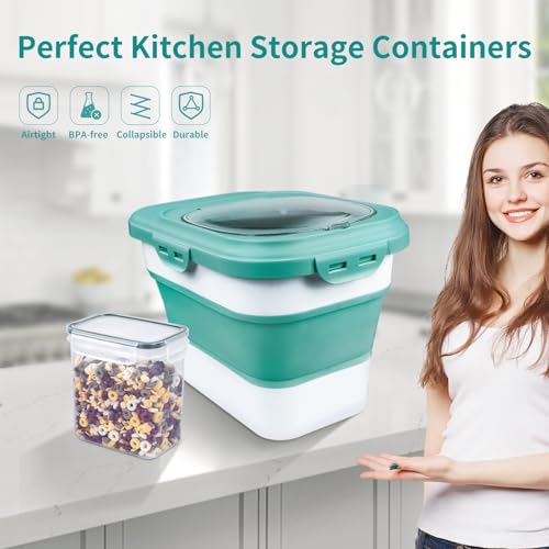 Rice Storage Container (6-20 Lbs Green)