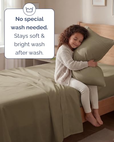 Twin Size 3 Piece Sheet Set (14 - Khaki / Twin)