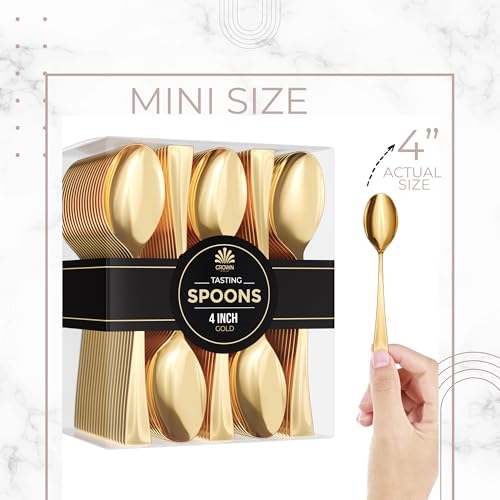 Mini Spoons For Desserts (Mini Gold Spoon)