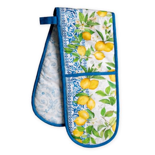 Double Oven Mitts 100% Cotton Double Oven Glove (032 - Cedrat / 7" x 35" (Double Oven Mitt))