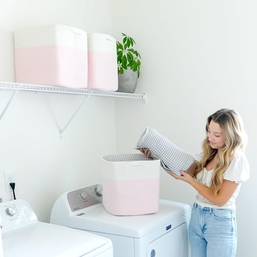 13x15x13 Kallax Storage Cubes (Off White & Mixed Pink / 15 x 13 x 13 (Kallax))